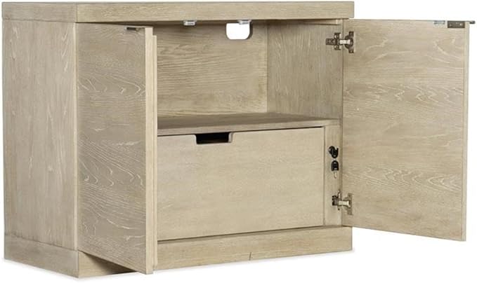 BOWERY HILL Home Office Set of Filing Cabinet and Writing Desk in Terrain