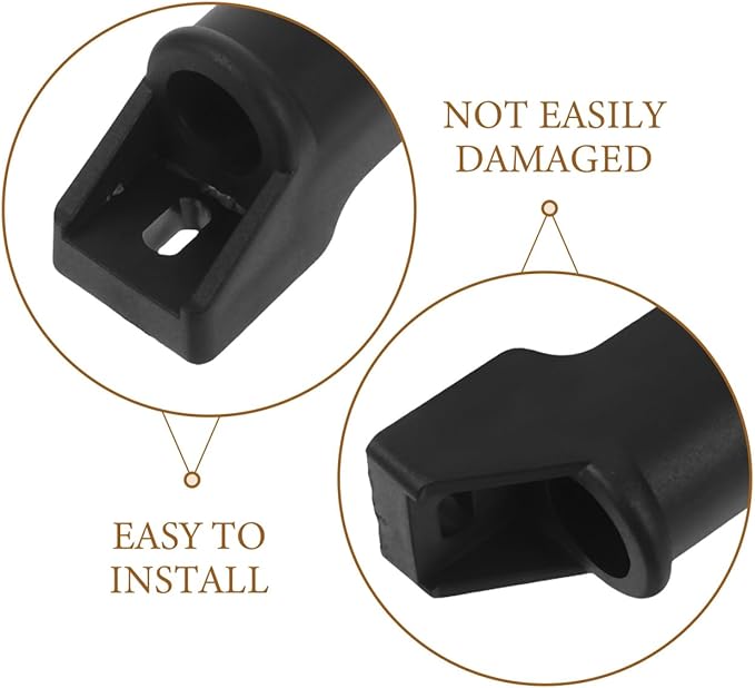 SEWACC 4pcs Footrest Sliders for Chair Replacement, Ergonomic Office Chair Footrest Pedal Sliders Attachment for Home Use