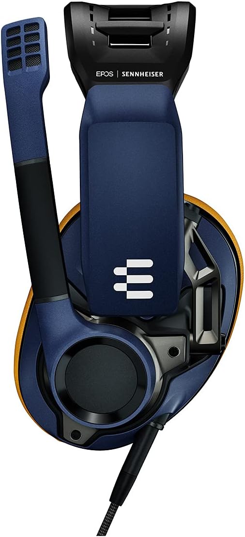 EPOS I Sennheiser GSP 602 – Wired Closed Acoustic Gaming Headset, Noise-Cancelling Microphone, Adjustable Headband with Customizable Contact Pressure, Volume Control, for PC + Mac + Xbox + PS4, Pro
