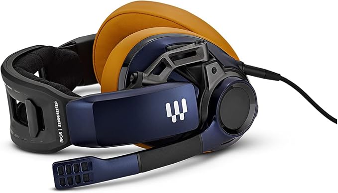 EPOS I Sennheiser GSP 602 – Wired Closed Acoustic Gaming Headset, Noise-Cancelling Microphone, Adjustable Headband with Customizable Contact Pressure, Volume Control, for PC + Mac + Xbox + PS4, Pro
