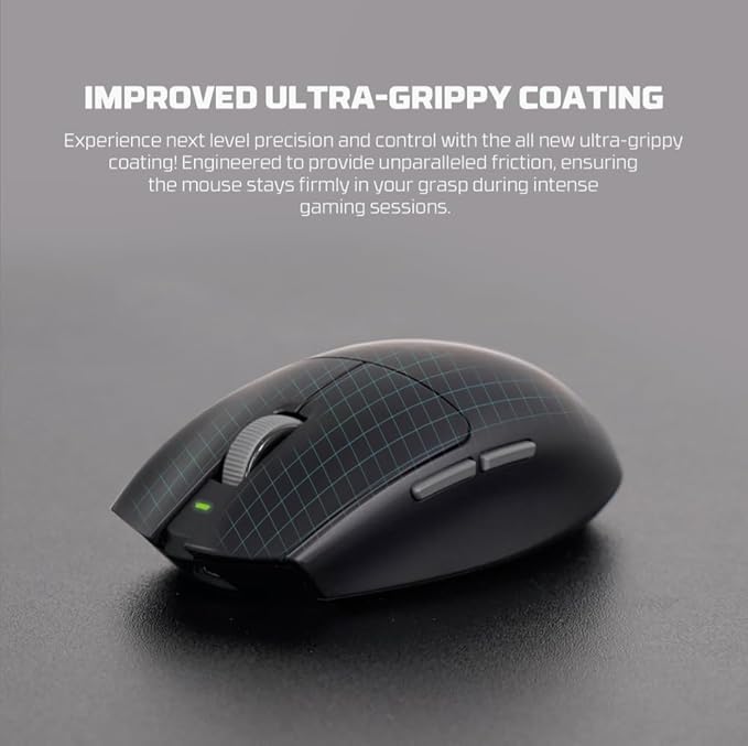 FANTECH ARIA XD7V2 PRO Wireless Gaming Mouse, 8K Polling, Pixart 3395 Gaming Sensor 26K DPI HUANO Switches, 53g Ultra-Lightweight, 5 Buttons, Compatible with PC/Mac - White