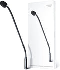 MRSDY Gooseneck Microphone, 23 Inch DJ Microphone for Audio Mixer, Professional XLR Wired Dynamic Mic, Extended Black Metal Noise Reduction Mic, Supports 360° Rotation and Bending