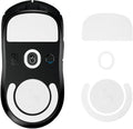 Gaming Mouse Skates for Logitech G Prox Superlight High-Performance PTFE Replacement Mouse Feet Rounded Edges Ultra-Smooth Glide 2set White