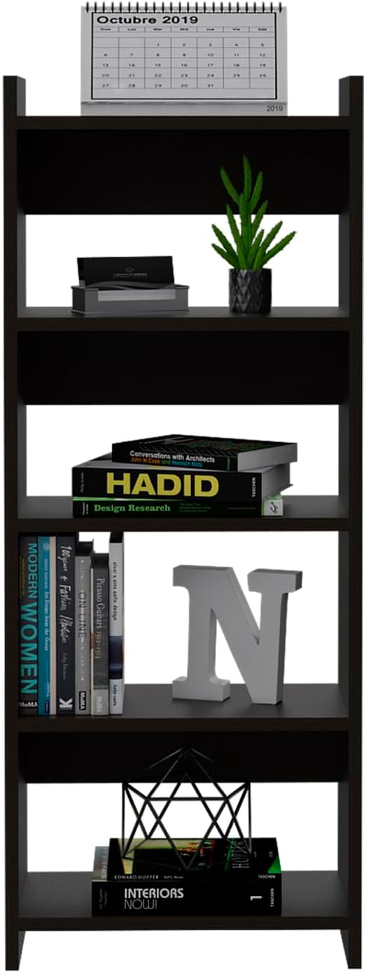 Two Piece Home Office Set - Engineered Wood Black - Durable Workstation Set - Home Office, Workspace - Elegant Finish
