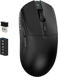ATTACK SHARK AJ139 G Pro Gaming Mouse 4K Polling Lightweight PAW 3395 Sensor Receiver up to 26,000DPI 6 Programmable Button USB-C Charging Ergonomic Symmetric for Xbox PS4 PC Mac Gamer