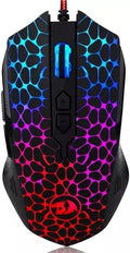Redragon M716 Inquisitor RGB Gaming Mouse (Redragon Inquisitor),Gold