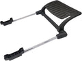 Office Chair Footrest Attachment, Adjustable, Black, Iron & Polypropylene Frame, for Office, Home, Meeting Rooms