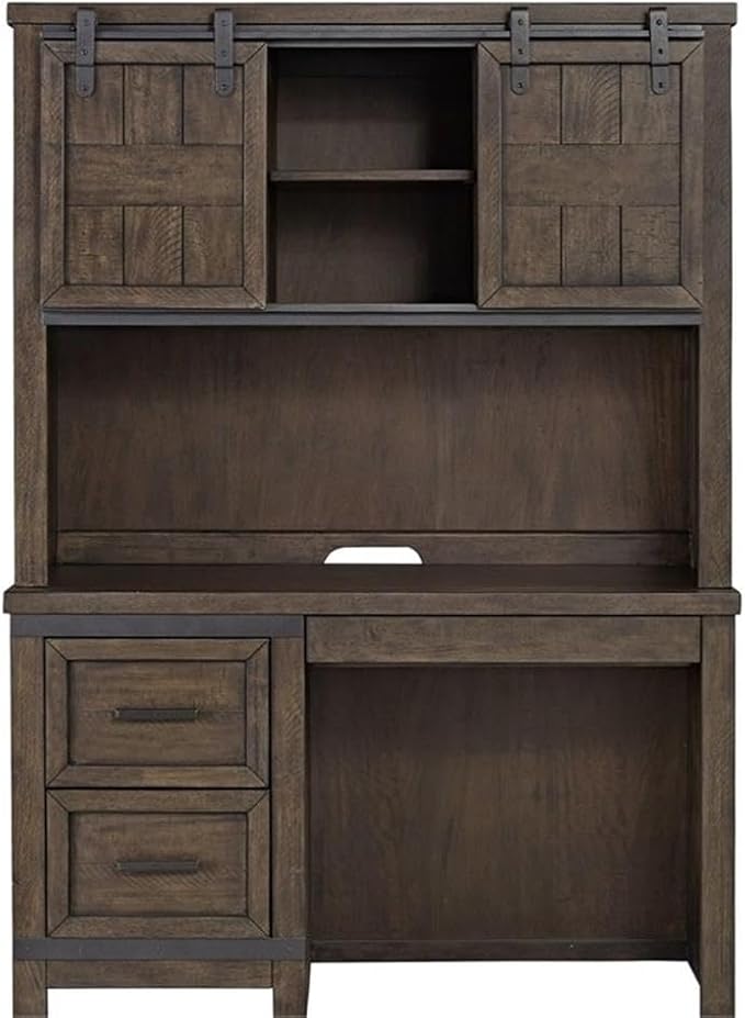 Liberty Furniture Thornwood Hills Dark Gray 2 Piece Desk Set