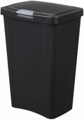 STERILITE 10459004 Touch Can, Black, 13 Gallon