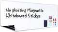 HAMIGAR Magnetic Whiteboard Contact Paper 48" x 94" Dry Erase White Board Sticker for Wall Stick on White Board Peel and Stick Wallpaper Adhesive Poster with Marker, Magnetic Eraser and Magnets