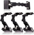 ZORZA 4Pcs Flexible Paper Stand for Desk Rotatable Foldable Document Holder Double Head Paper Holder for Typing Computer Monitor Canvas Clamp