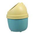 ARTIBETTER Cute Mini Trash Can Lid Desktop Slim Waste Bin for Office and Bedroom Kawaii Dinosaur Design Tiny Garbage Container for Home Use 1-Pack