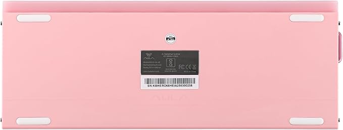 EPOMAKER Aula Hero 68 HE Wired Magnetic Gaming Keyboard, 0.01mm Adjustable Actuation, Rapid Hall Effect Switch, 8kHz Polling, 5-Layer Sound Dampening, RGB Box & Backlight (Pink)