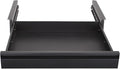 Under Desk Drawer For Desk 23.5 in, Pull out Storage Organizer with Slide Extension Mounted Under Flat Wooden Table or Workbench, Carbon Steel Hidden Desk Drawer