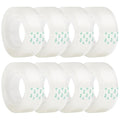 Ykimok 8 Rolls Transparent Clear Tape Refills for Dispenser, Sturdy Tape(Not Easily Tear), 0.7 Inch, 27.3 Yard, Perfect for Office, Home, School