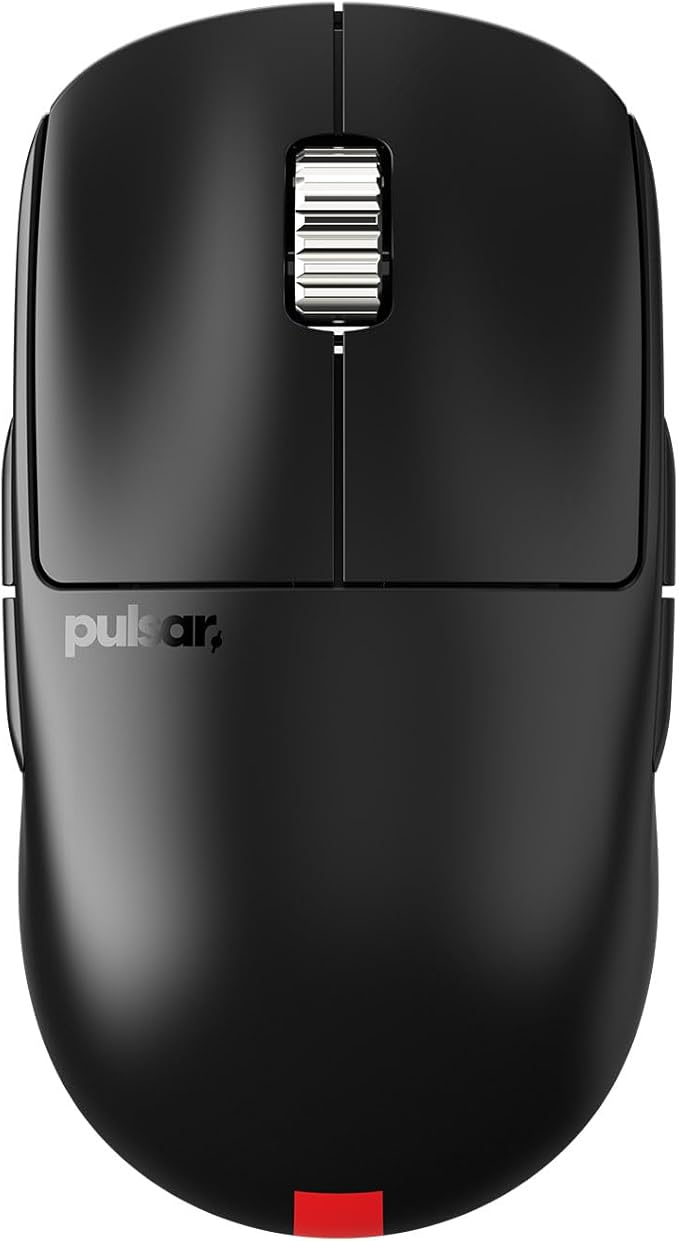 Pulsar Gaming Gears X2A v3 eS Wireless Gaming Mouse, Ultra Lightweight, Optical Switch, 32000 DPI, 750 IPS, XS-1 Sensor, 8k Compatible (Mini, Black) (Renewed)