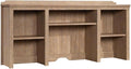 Sauder Rollingwood Engineered Wood 54" Hutch in Brushed Oak Finish