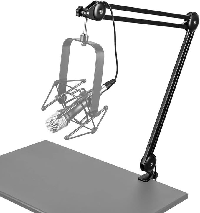 Rode 2X PodMic Dynamic Podcasting Microphones Bundle with H&A Broadcast Arms with Internal Springs and Integrated 10' XLR Cables, High-Performance Closed-Back Studio Monitor Headphones (6 Products)