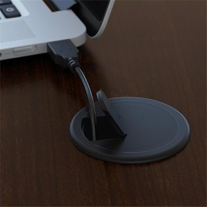 Bush Business Furniture Series C Right Handed Bow Front U Shaped Desk with Hutch and Storage, 60W, Mocha Cherry