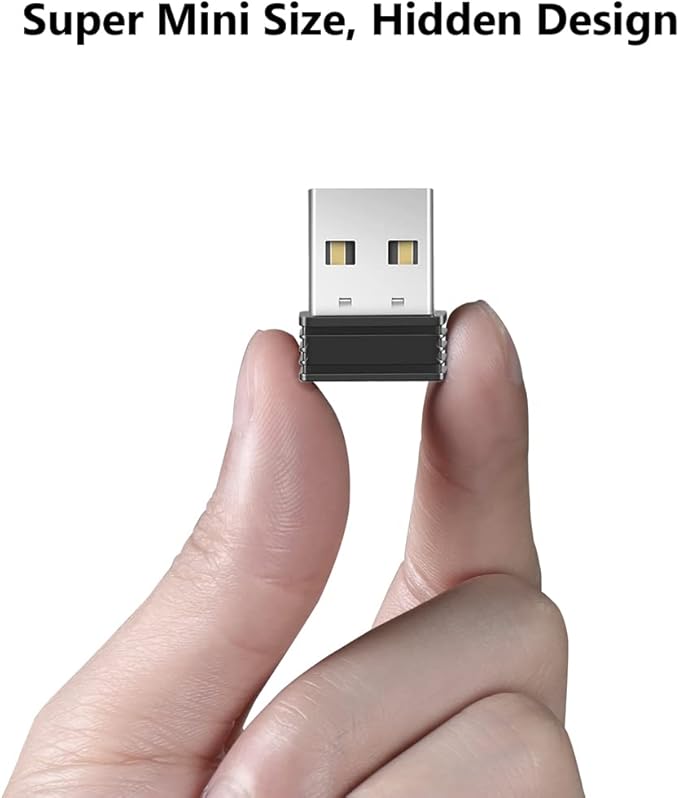 AUEDROT Mouse Jiggler Undetectable USB Mouse Mover NO Software Required for Computer, Automatic Mini Mouse Shaker Driver-Free Mouse Movement Simulator Keep Computer/Laptop Awake, Plug & Play (1 PCS)