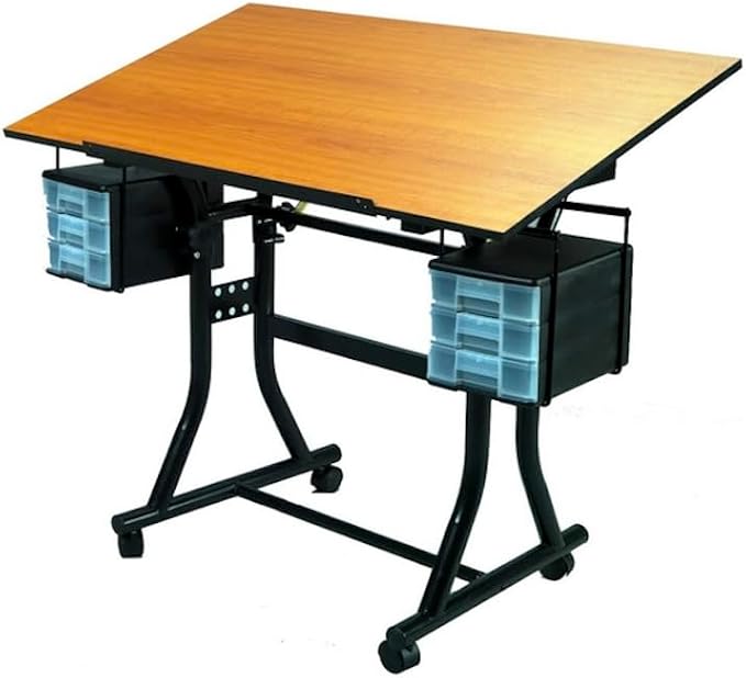 Martin Creation Station Hobby Table - Cherry Wood Melamine Top