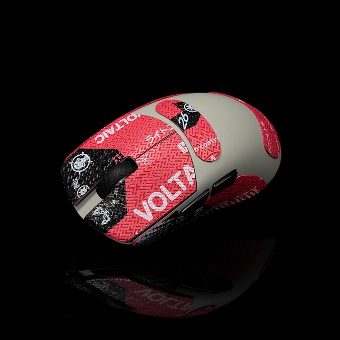 Grip Tape for Lamzu Maya X - Anti-Slip,Enhanced Control, Sweat Resistance,Improves FPS Gaming Grip & Mouse Protection [Pre-Cut] Blood X