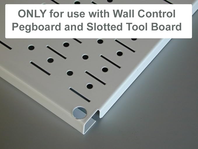 Wall Control KT-200-DLX B Slotted Storage Panel Deluxe Metal Hook Assortment, Black