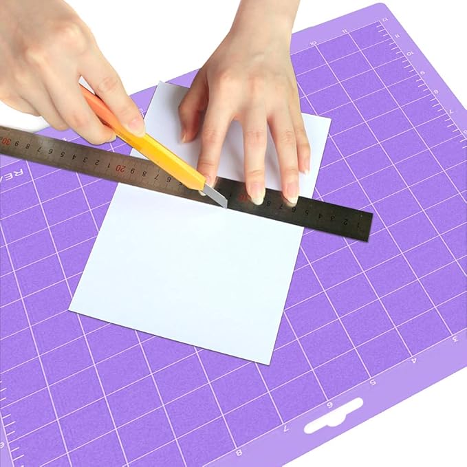 REALIKE 12x12 StrongGrip Cutting Mat Compatible with Cricut Maker 3/Maker 4/Maker/Explore 3/4/Air 2/Air/One(3 Mats), Gridded Adhesive Non-Slip Cut Mat for Crafts, Quilting, Sewing and All Arts
