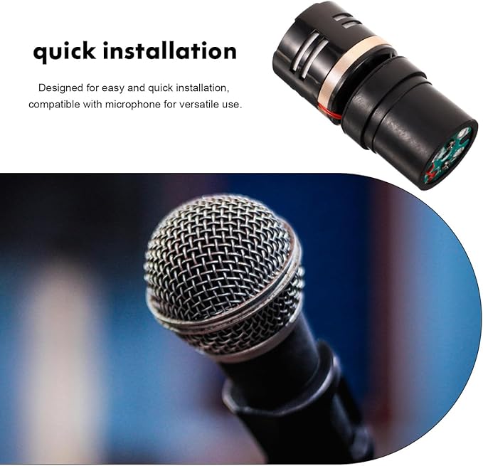 ibasenice Dynamic Microphone Capsule Replacement Core Mic Part Compatible with Most Microphones for Studio Ktv Concert Use 2.44 X 1.18 X 1.18 Inches