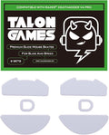 2Sets of TALONGAMES Rounded Curved Edges Mouse Skates Feet Compatible with Razer DeathAdder V4 Pro Gaming Mouse Feet Replacement,0.8mm,Pure PTFE Material with Super Smooth Glide Pads