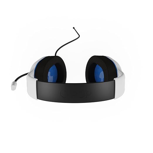 PDP AIRLITE Pro Wired Headset, Licensed Sony PlayStation 5, PlayStation 4, PS5/PS4/PS3/PC, Lightweight Durable Headphones, 3.5mm Audio Jack, Noise-canceling Flip-to-Mute Boom Mic, Frost White
