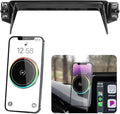 Car Magnetic Phone Mount for Kia Seltos 2021 2022 2023 Auto Interior Accessories Best Cellphone Holder Fast 15W Wireless Charger Cell Phones Charging Screen Stand