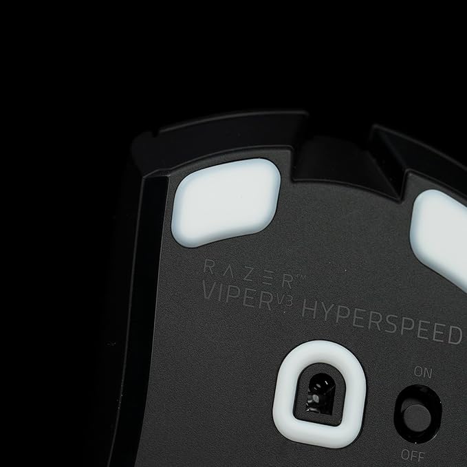 V2 Mouse feet for Razer Viper V3 | Smooth Glide | Rounded Edges | Anti-Dust | Pro Gamer Approved - 0.7mm Pure PTFE Gaming Upgrade Skates (2-Pack)