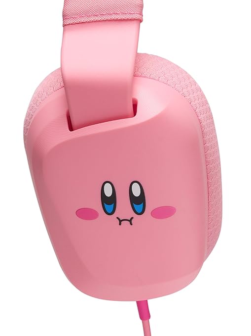 PowerA Wired Stereo Headset for Nintendo Switch and Switch 2 - Kirby Mouthful, 3.5 mm, Wired, Stereo, Officially Licensed