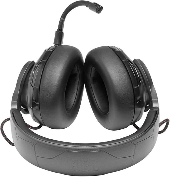 JBL Quantum One - USB wired over-ear professional gaming headset with head-tracking enhanced JBL QuantumSPHERE 360, Active noise cancelling and Hi-Res certified sound (Black)