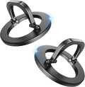 【2 Pack】 SUPERONE for MagSafe Phone Grip, Adjustable Magnetic Phone Ring Holder Removable Finger Phone Ring Kickstand Compatible with MagSafe Accessories Only for iPhone 17 & 16 & 15 & 14 & 13 Series