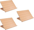 SoHo Urban Artist 12x16-3 Pack - Adjustable Portable Drawing Board Stand Easel, 5 Positions, Natural Beechwood Finish