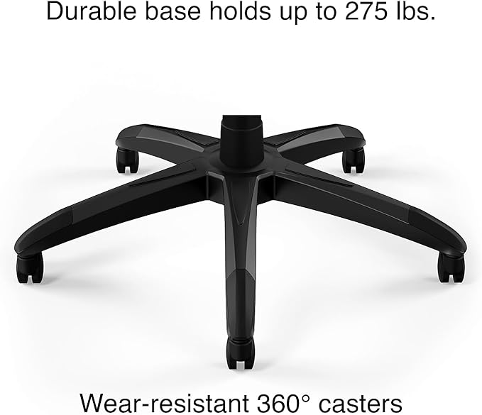 STAPLES Emerge Vortex Gaming Chair, Ergonomic, Adjustable Height, Swivel, Black
