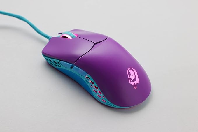 Ducky x MK Frozen Feather Lightweight RGB Gaming Mouse