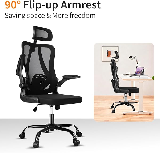 Office Chair, Gaming Chair Desk Chair Comfy Computer Chair Ergonomic Office Chair Mesh Office Chair 400 LBS with Rolling for Gaming Home and Office
