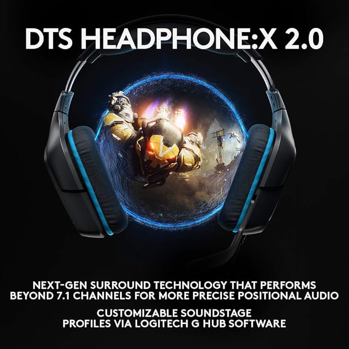 Logitech G432 Gaming Headset and G502 Hero Gaming Mouse Bundle