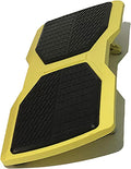 We're it Under Desk Ergonomic Footrest - Dual-Function Balance Board for Office Chairs, Anti-Fatigue Foot Support, 27"x12", Yellow