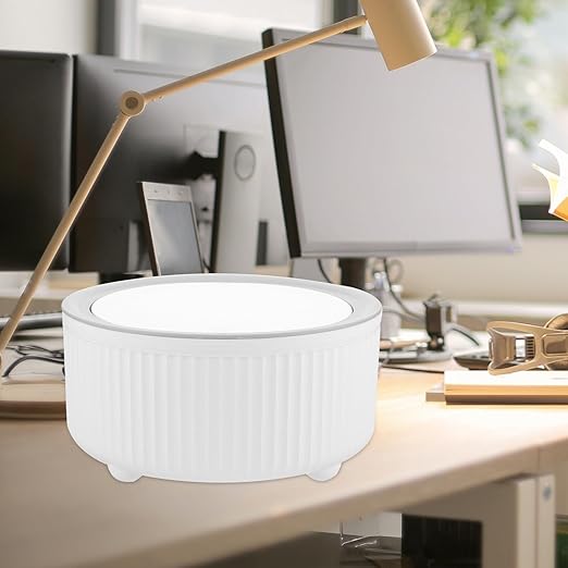 Uonlytech Desktop Trash Bin Slim Garbage Can for Bedroom Living Room and Dorm Cute Kawaii Design Easy to Basket for Spaces