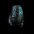 Grip Tape for Logitech G502X Lightspeed Plus- Anti-Slip,Enhanced Control, Sweat Resistance,Improves FPS Gaming Grip & Mouse Protection [Pre-Cut] Printsteam Black Blue 0.5mm