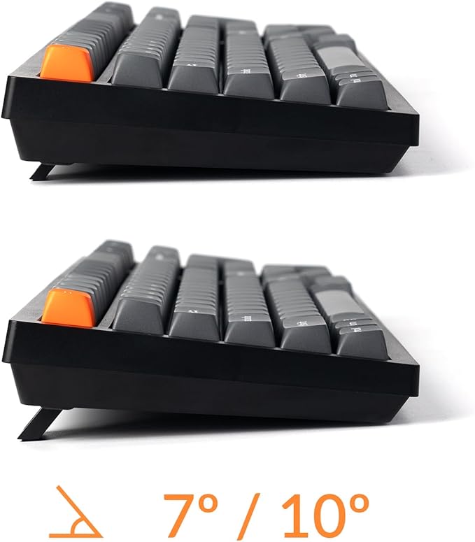 Keychron K4 Max QMK Wireless Custom Mechanical Keyboard, 96% Layout Tri-Mode Bluetooth 5.1/2.4G/USB-C Programmable White Backlight, Super Brown Switch NKRO Gaming Keyboard for Mac/Windows/Gamers