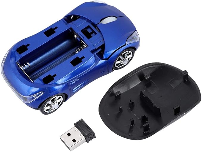 Mouse, 2.4G Mouse Bluetooth Optical Mouse 1600DPI for/ME/PC/Tablet Gaming Office (Blue)