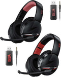 acer 2.4GHz Flex Wireless Gaming Headset |Red+Pink| Non-Stop 100H Battery | Dynamic 50mm Drivers | Clear Voice Mic | Bluetooth5.3, 3.5mm | Gaming Headphones for PC, Meeting, Music, PS4 Headset