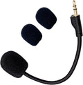 Replacement Game Mic Compatible with Logitech G PRO X2, G PRO X Wireless and G Pro Wired Gaming Headsets, Detachable Noise Cancelling Crystal-Clear Game Microphone with 2Pcs Foam Cover