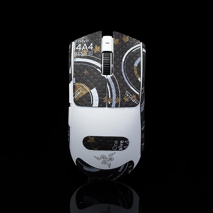 Grip Tape for Razer Viper V3 Pro & V4 Pro - Anti-Slip,Enhanced Control, Sweat Resistance,Improves FPS Gaming Grip & Mouse Protection [Pre-Cut] M4A4