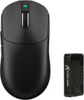 MAMBASNAKE Attack Shark X8 PRO 8K Wireless Gaming Mouse,PAW3395PRO 40K DPI Sensor,Tri-Mode Broadcom BK52820 Chip,Superlight Ergonomic Mouse for Large Hands,Cloud-Based Software,for Win/Mac(Black)